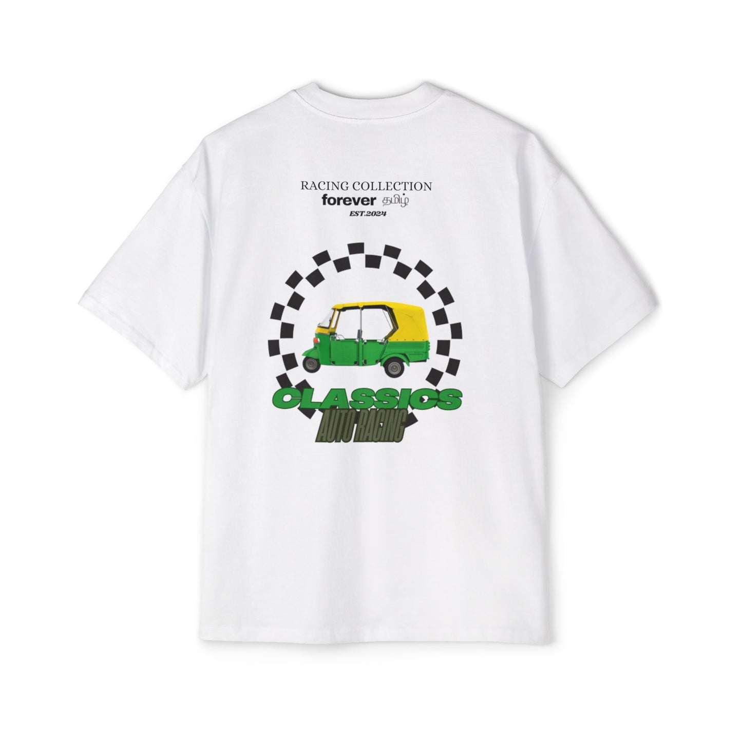 Classics Auto Racing Men's Heavy Oversized Tee