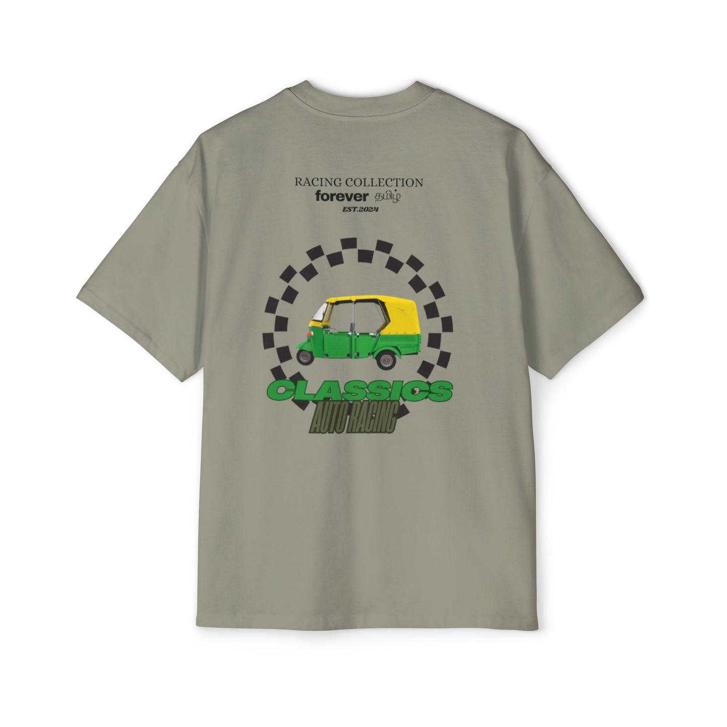 Classics Auto Racing Men's Heavy Oversized Tee