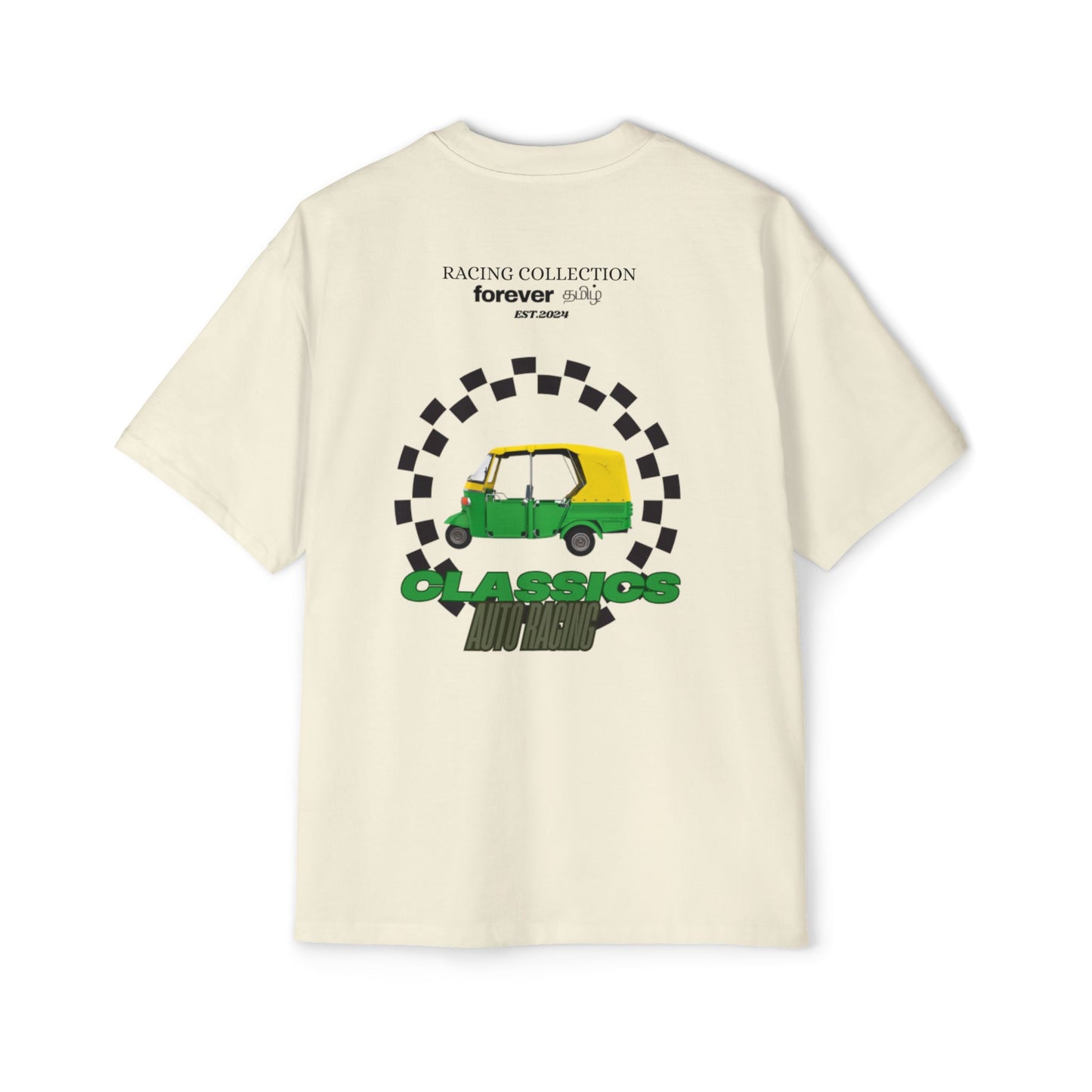 Classics Auto Racing Men's Heavy Oversized Tee