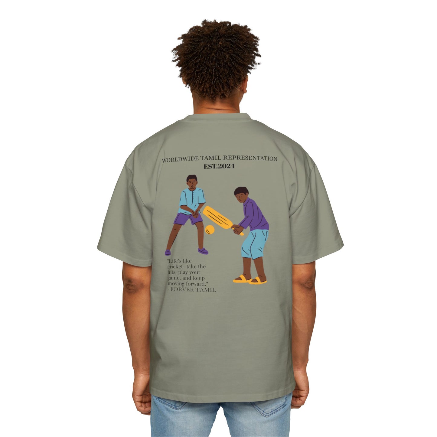 Ambitions Mens Heavy Oversized Tee