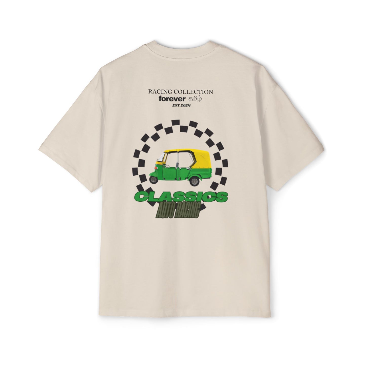 Classics Auto Racing Men's Heavy Oversized Tee