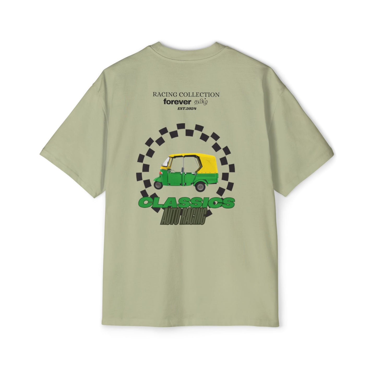 Classics Auto Racing Men's Heavy Oversized Tee